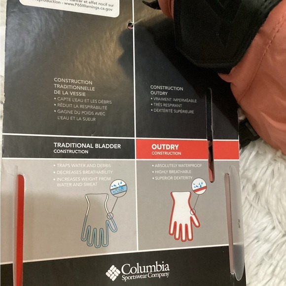 Columbia Titanium Peak Pursuit Winter glove Woman’s size medium NWT - Picture 10 of 13